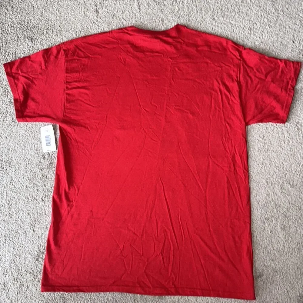 Fairisle Cherry Red Holiday Tee Shirt!